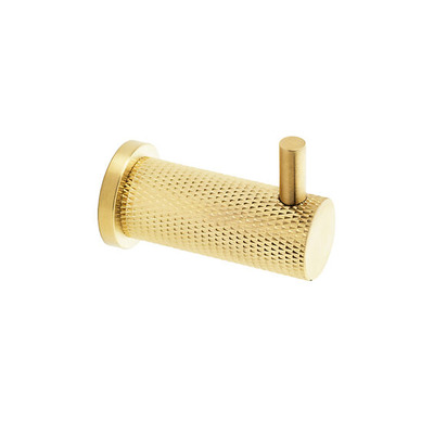 Alexander & Wilks Brunel Knurled Coat Hook, Polished Nickel PVD - AW775PNPVD POLISHED NICKEL PVD