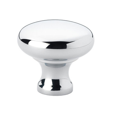 Alexander & Wilks Wade Round Cupboard Knob (32mm OR 38mm), Polished Chrome - AW836-PC POLISHED CHROME - 38mm