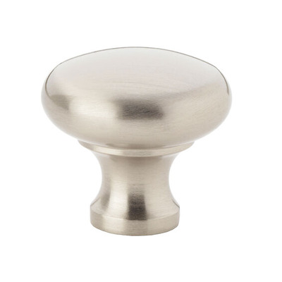 Alexander & Wilks Wade Round Cupboard Knob (32mm OR 38mm), Satin Nickel - AW836-SN SATIN NICKEL - 38mm