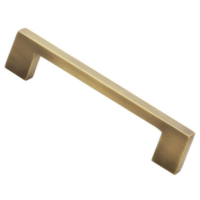 Alexander & Wilks Marco Cupboard Pull Handle (128mm, 160mm OR 224mm c/c), Antique Brass - AW837-AB ANTIQUE BRASS - 160mm c/c