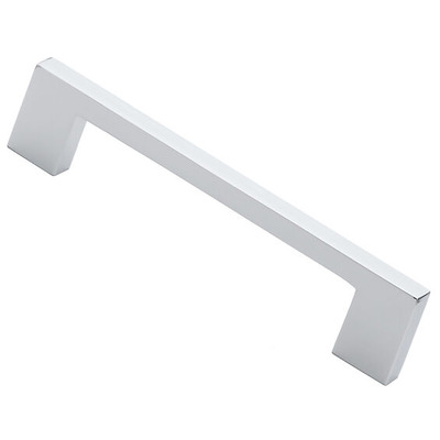 Alexander & Wilks Marco Cupboard Pull Handle (128mm, 160mm OR 224mm c/c), Polished Chrome - AW837-PC POLISHED CHROME - 160mm c/c