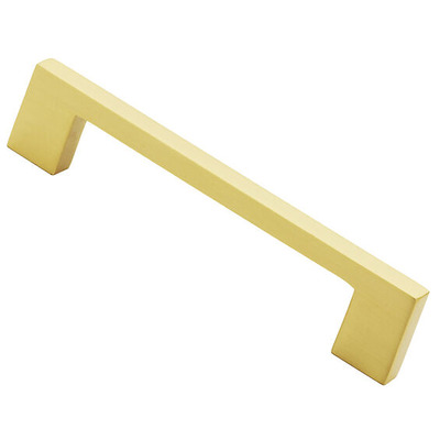 Alexander & Wilks Marco Cupboard Pull Handle (128mm, 160mm OR 224mm c/c), Satin Brass - AW837-SB SATIN BRASS - 224mm c/c