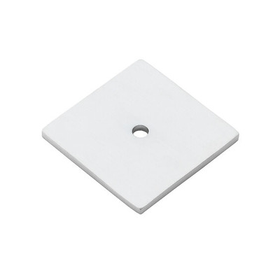 Alexander & Wilks Quantock Square Backplate (45mm x 45mm), Satin Chrome - AW894-45-SC SATIN CHROME - 45mm x 45mm
