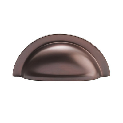 Alexander & Wilks Bardom Ridged Cup Handle (76mm c/c), Dark Bronze - AW903DBZ DARK BRONZE - 76mm c/c