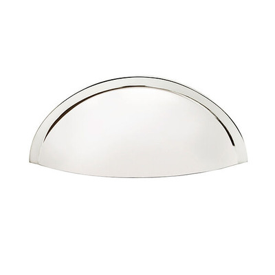 Alexander & Wilks Quieslade Cup Handle (57mm c/c), Polished Nickel - AW909PN POLISHED NICKEL - 55mm c/c