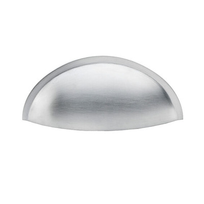 Alexander & Wilks Quieslade Cup Handle (57mm c/c), Satin Chrome - AW909SC SATIN CHROME - 57mm c/c