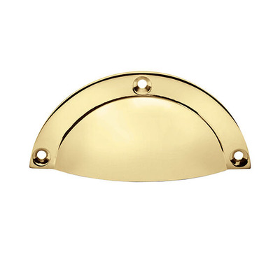 Alexander & Wilks Raoul Cup Handle (97mm Length), Polished Brass - AW910PB POLISHED BRASS - 97mm c/c