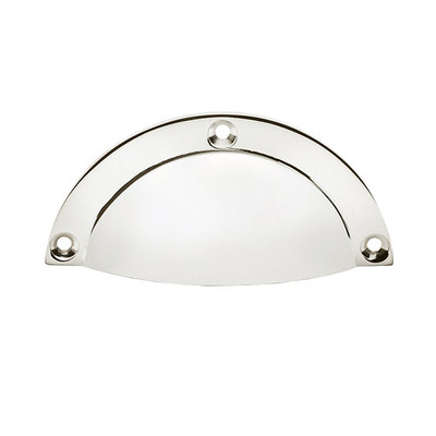 Alexander & Wilks Raoul Cup Handle (97mm Length), Polished Nickel - AW910PN POLISHED NICKEL - 97mm c/c
