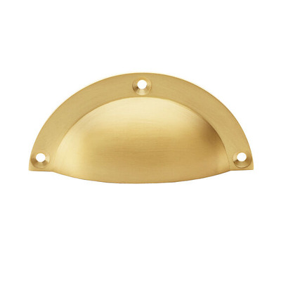 Alexander & Wilks Raoul Cup Handle (97mm Length), Satin Brass - AW910SB SATIN BRASS - 97mm c/c