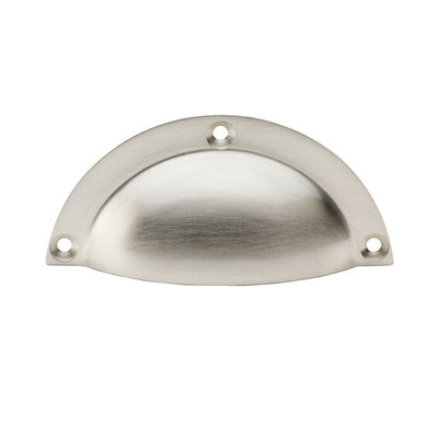 Alexander & Wilks Raoul Cup Handle (97mm Length), Satin Nickel - AW910SN SATIN NICKEL - 97mm c/c