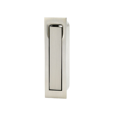 Alexander & Wilks Square Sliding Door Edge Pull (70mm x 19mm), Satin Nickel - AW990SN SATIN NICKEL