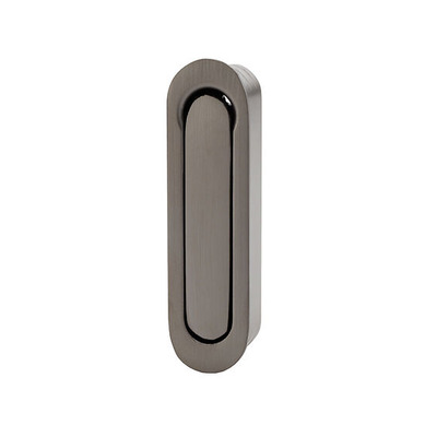 Alexander & Wilks Radius Sliding Door Edge Pull (70mm x 19mm), Dark Bronze PVD - AW991DBZPVD DARK BRONZE PVD