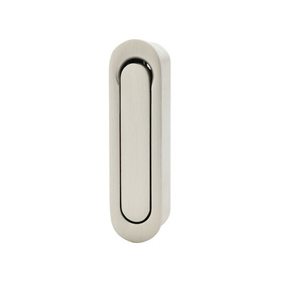 Alexander & Wilks Radius Sliding Door Edge Pull (70mm x 19mm), Satin Nickel - AW991SN SATIN NICKEL