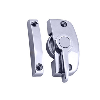 ASEC Reversible Handing Non-Locking Window Pivot (8.5mm, 11.55mm Keep Or Without Keep), Chrome - AS11668 CHROME - 11.5mm KEEP