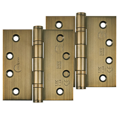 Frisco Eclipse Grade 13 - 4 Inch Stainless Steel Ball Bearing Projection Hinge, Matt Antique Brass - 14841MAB (sold in pairs) 4 INCH - MATT ANTIQUE BRASS