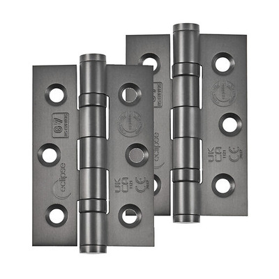 Frisco Eclipse Grade 7 - 3 Inch Stainless Steel Ball Bearing Hinge, Dark Bronze - 14852DBZ (sold in pairs) 3 INCH - DARK BRONZE