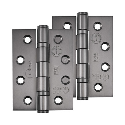 Frisco Eclipse Grade 13 - 4 Inch Stainless Steel Ball Bearing Hinge, Dark Bronze - 14854DBZ (sold in pairs) 4 INCH - DARK BRONZE