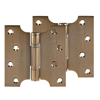 Frisco Eclipse Grade 13 - 4 Inch Stainless Steel Thrust Bearing Parliament Hinges, Matt Antique Brass - 14989MAB (sold in pairs) 4 INCH - MATT ANTIQUE BRASS