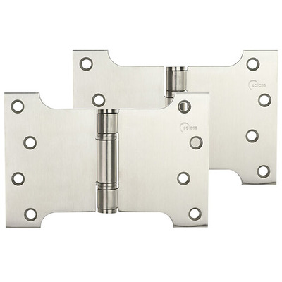 Frisco Eclipse Grade 13 - 6 Inch Stainless Steel Thrust Bearing Parliament Hinges, Satin Stainless Steel - 14995 (sold in pairs) 6 INCH - SATIN STAINLESS STEEL