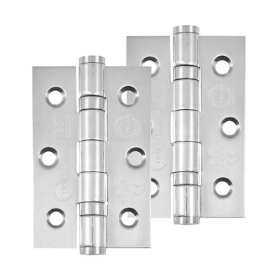 Frisco Eclipse Grade 7 - 3 Inch Stainless Steel Ball Bearing Hinge, Polished Stainless Steel - 14851 (sold in pairs) 3 INCH - POLISHED STAINLESS STEEL
