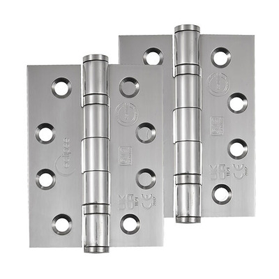 Frisco Eclipse Grade 13 - 4 Inch Stainless Steel Ball Bearing Hinge, Polished Stainless Steel - 14853 (sold in pairs) 4 INCH - POLISHED STAINLESS STEEL