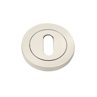 Alexander & Wilks Standard Profile Concealed Fix Escutcheon, Satin Nickel - AW391SN SATIN NICKEL - STANDARD PROFILE (KEY HOLE)