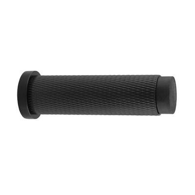 Alexander & Wilks Architectural Heavyweight Brunel Knurled Door Stop, Black - AW600-75-BL MATT BLACK