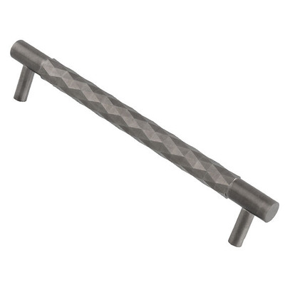 Alexander & Wilks Diamond Cut Cupboard Pull Handle (160mm c/c), Dark Bronze PVD - AW846-160-DBZPVD DARK BRONZE PVD - 160mm c/c