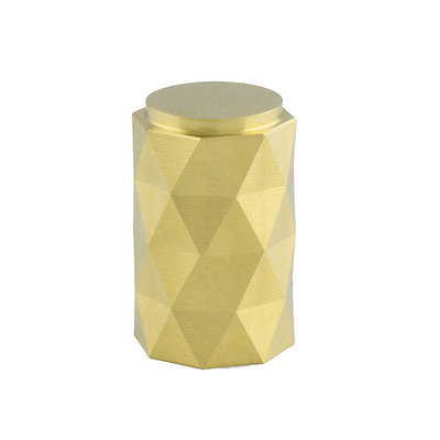 Alexander & Wilks Diamond Cut Cupboard Knob (30mm), Satin Brass PVD - AW847-30-SBPVD SATIN BRASS PVD - 30mm