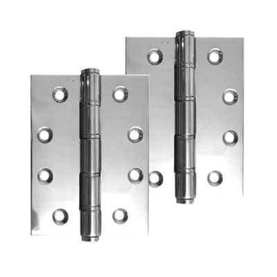 Frelan Hardware 4 Inch Stainless Steel Single Washered Hinges, Polished Stainless Steel - J9505PSS (sold in pairs) 4 INCH - POLISHED FINISH