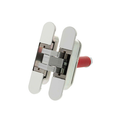 Atlantic UK AGB Eclipse Heavy Duty Self-Close Concealed Hinge, Satin Chrome - AGBH32SHDSC SATIN CHROME