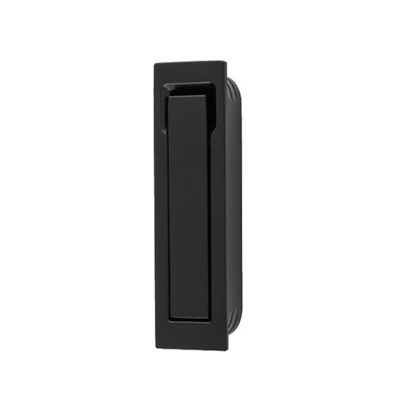 Alexander & Wilks Square Sliding Door Edge Pull (70mm x 19mm), Black - AW990BL BLACK