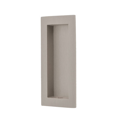 Alexander & Wilks Rectangular Flush Pull (100mm x 45mm), Satin Nickel - AW911-100-SN SATIN NICKEL - 100mm x 45mm