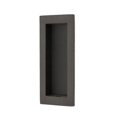 Alexander & Wilks Rectangular Flush Pull (100mm x 45mm), Dark Bronze PVD - AW911-100-DBZPVD DARK BRONZE PVD - 100mm x 45mm