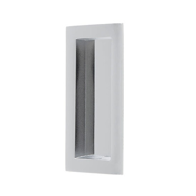 Alexander & Wilks Rectangular Flush Pull (100mm x 45mm), Polished Chrome - AW911-100-PC POLISHED CHROME - 100mm x 45mm