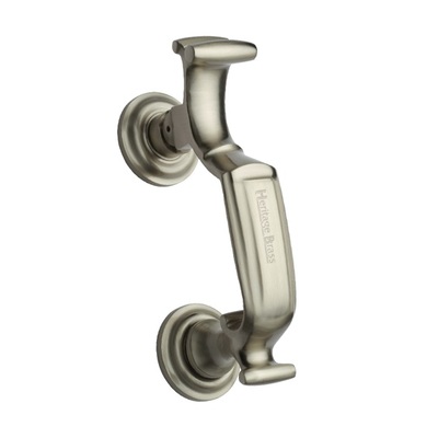 Heritage Brass Doctor Door Knocker, Satin Nickel - K1300-SN SATIN NICKEL