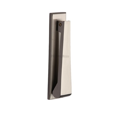 Heritage Brass Contemporary Slim Door Knocker, Satin Nickel - K1310-SN SATIN NICKEL