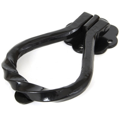 From The Anvil Pear Shaped Door Knocker, Black - 33246 BLACK