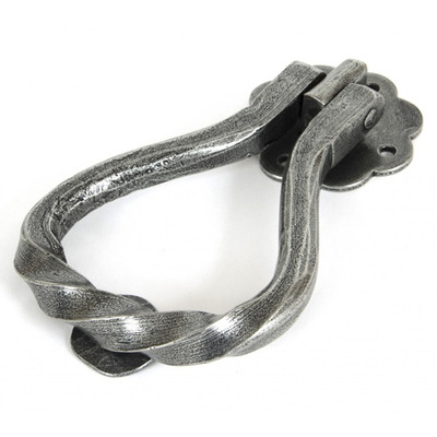 From The Anvil Pear Shaped Door Knocker, Pewter - 33611 PEWTER