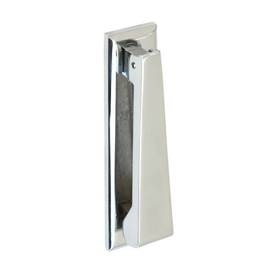Prima Contemporary Door Knockers (159mm x 38mm), Polished Chrome - BC26 POLISHED CHROME