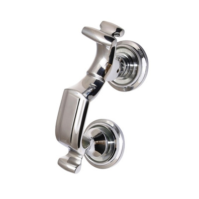 Prima Doctor Door Knockers (6" Or 8"), Polished Chrome - BC25 POLISHED CHROME - 8 INCH