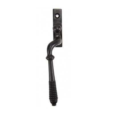 From The Anvil Reeded Espagnolette Handle, Left Or Right Handed, Aged Bronze - 83972 AGED BRONZE - LEFT HAND