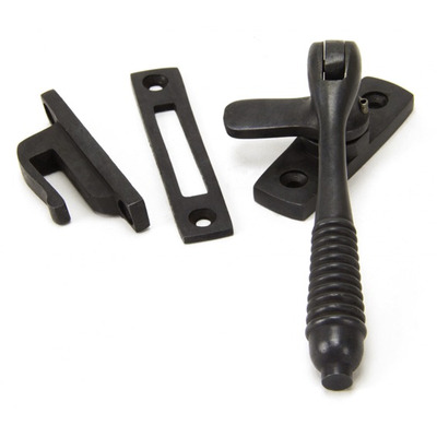 From The Anvil Reeded Locking Window Fastener, Aged Bronze - 83974 AGED BRONZE