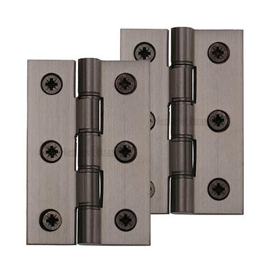 Heritage Brass 3 Inch Heavier Duty Double Phosphor Washered Butt Hinges, Matt Bronze - HG99-345-MB (sold in pairs) MATT BRONZE - 3" x 2"