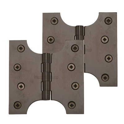 Heritage Brass 4 Inch Parliament Hinges, Matt Bronze - HG99-385-MB (sold in pairs) MATT BRONZE - 4" x 2" x 4"