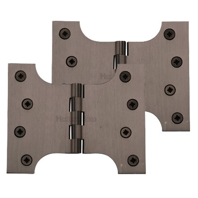 Heritage Brass 5 Inch Parliament Hinges, Matt Bronze - HG99-390-MB (sold in pairs) MATT BRONZE - 4" x 3" x 5"