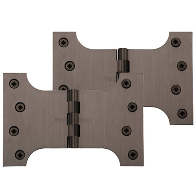 Heritage Brass 6 Inch Parliament Hinges, Matt Bronze - HG99-395-MB (sold in pairs) MATT BRONZE - 4" x 4" x 6"
