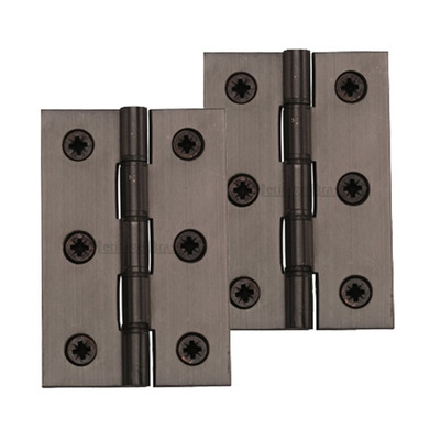Heritage Brass 3 Inch Double Phosphor Washered Butt Hinges, Matt Bronze - PR88-400-MB (sold in pairs) MATT BRONZE - 3" x 2"