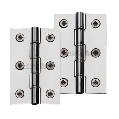 Heritage Brass 3 Inch Double Phosphor Washered Butt Hinges, Polished Chrome - PR88-400-PC (sold in pairs) POLISHED CHROME - 3" x 2"