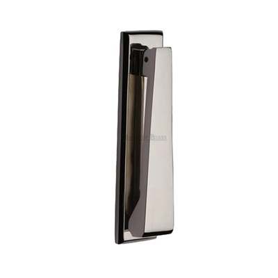 Heritage Brass Contemporary Slim Door Knocker, Polished Nickel - K1310-PNF POLISHED NICKEL